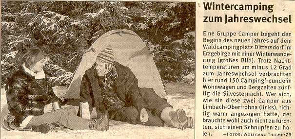 SELBSTFINDUNG, Wnsche leben, Wintercamping 